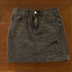 Old Navy Charcoal Mini Skirt